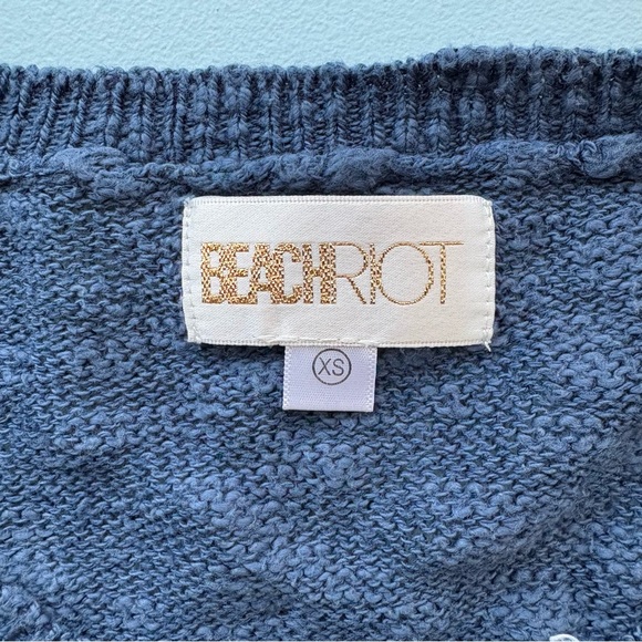 Beach Riot Textured Blue Knit - Picture 3 of 5